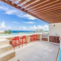 Tortuga Azul With Beach Access Private Rooftop Pool